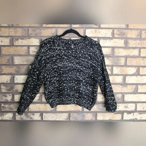 Ayla black & gold sweater